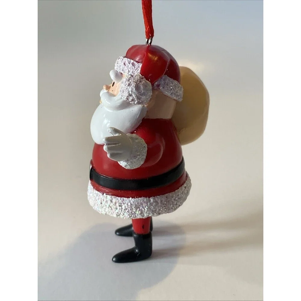 Department 56 Waving Santa Claus Christmas Ornament NWT 3